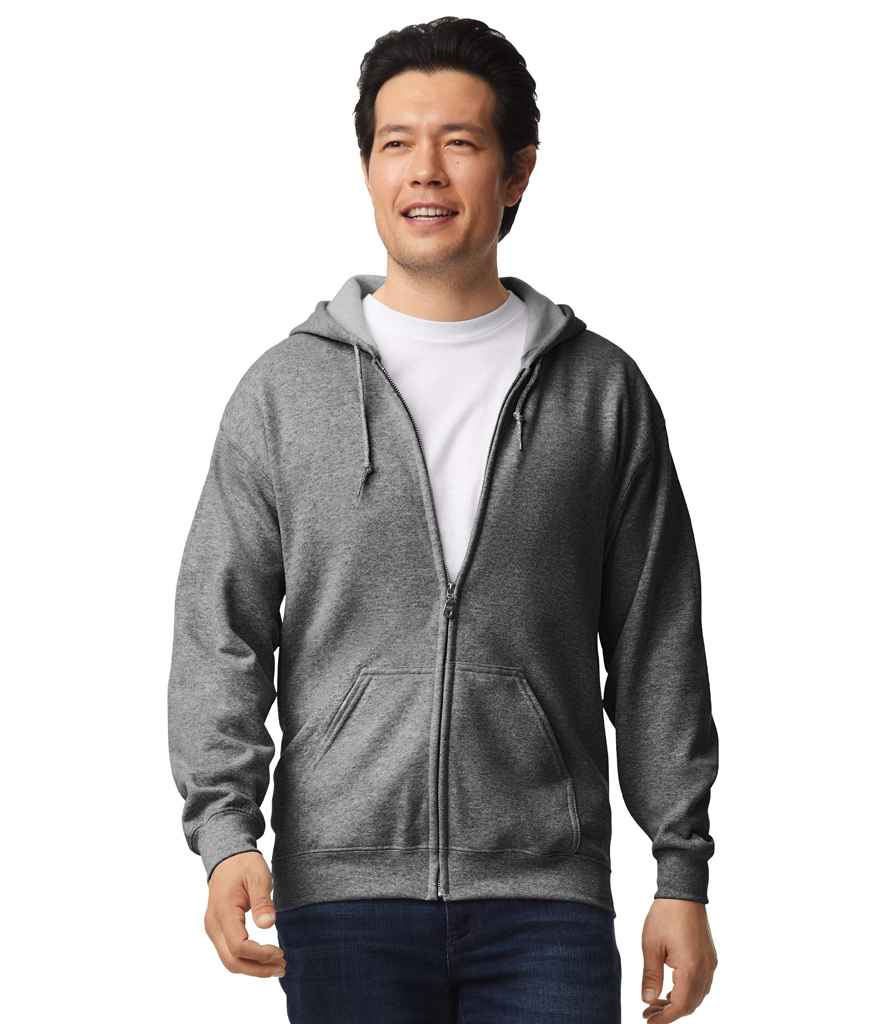 GD58 Gildan Heavy Blend Zip Hooded Sweatshirt